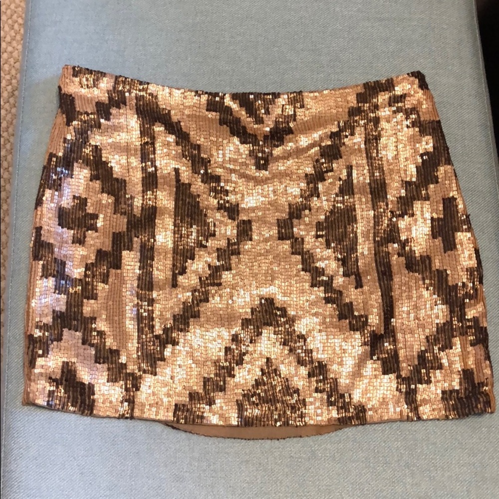 Haute Hippie sequin skirt xs worn once